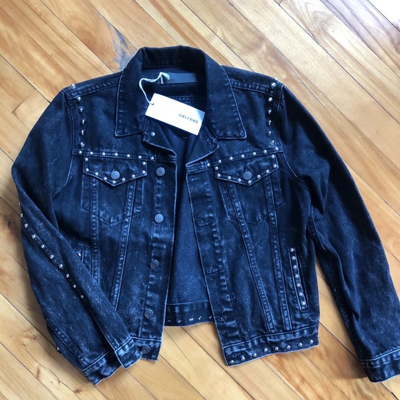 GRLFRND Jackets & Blazers - GRLFRND Denim studded jacket